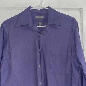 Van Heusen dress shirt size 32/33 purple button down